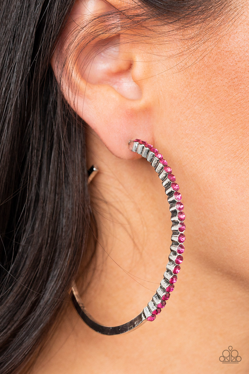 Paparazzi Accessories ✽ Making Rounds - Pink Earrings✽Flat Rate Ship $4.50✽