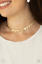 Load image into Gallery viewer, Paparazzi Accessories ✽ Playing HEART To Get - Gold Necklace✽Flat Rate Ship $4.50✽