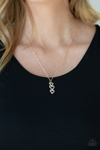 Load image into Gallery viewer, Paparazzi Accessories ✽ With All Your HEARTS - Gold Necklace✽Flat Rate Ship $4.50✽