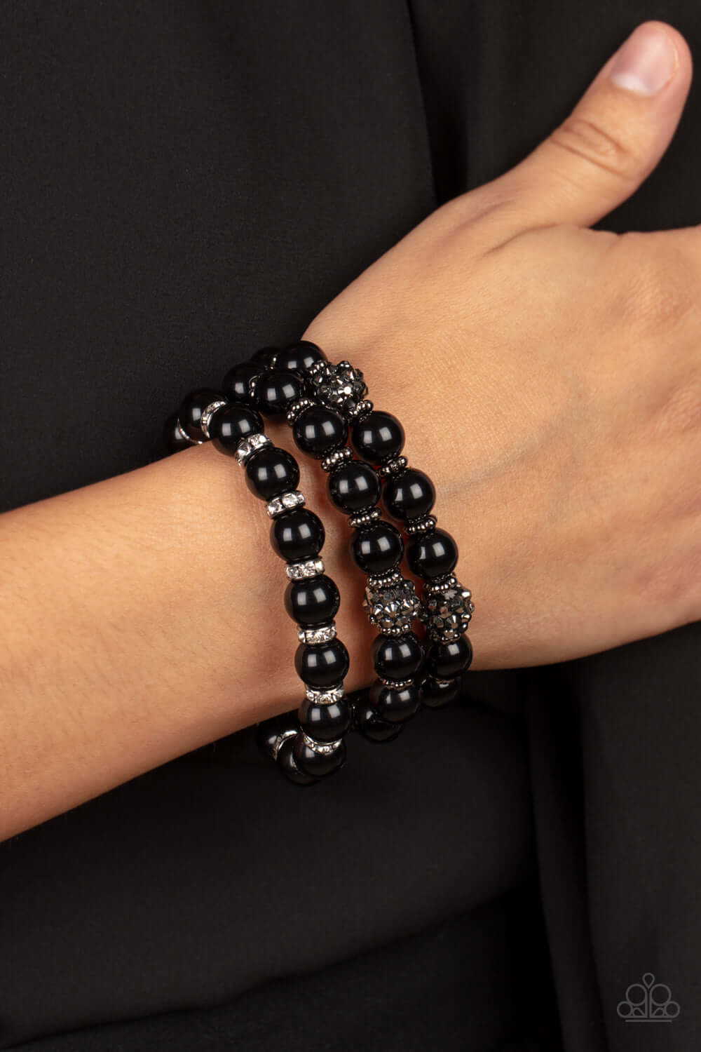 Paparazzi Accessories ❋Poshly Packing - Black Bracelet❋ Flat Rate Ship $4.50❋ - Image #2