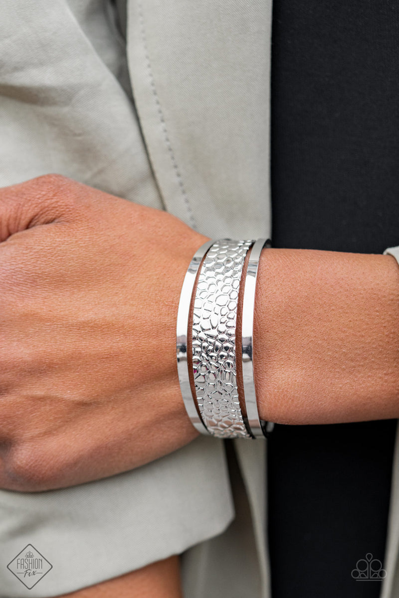 Paparazzi Accessories ❋Jungle Jingle - Silver Bracelet❋ Flat Rate Ship $4.50❋