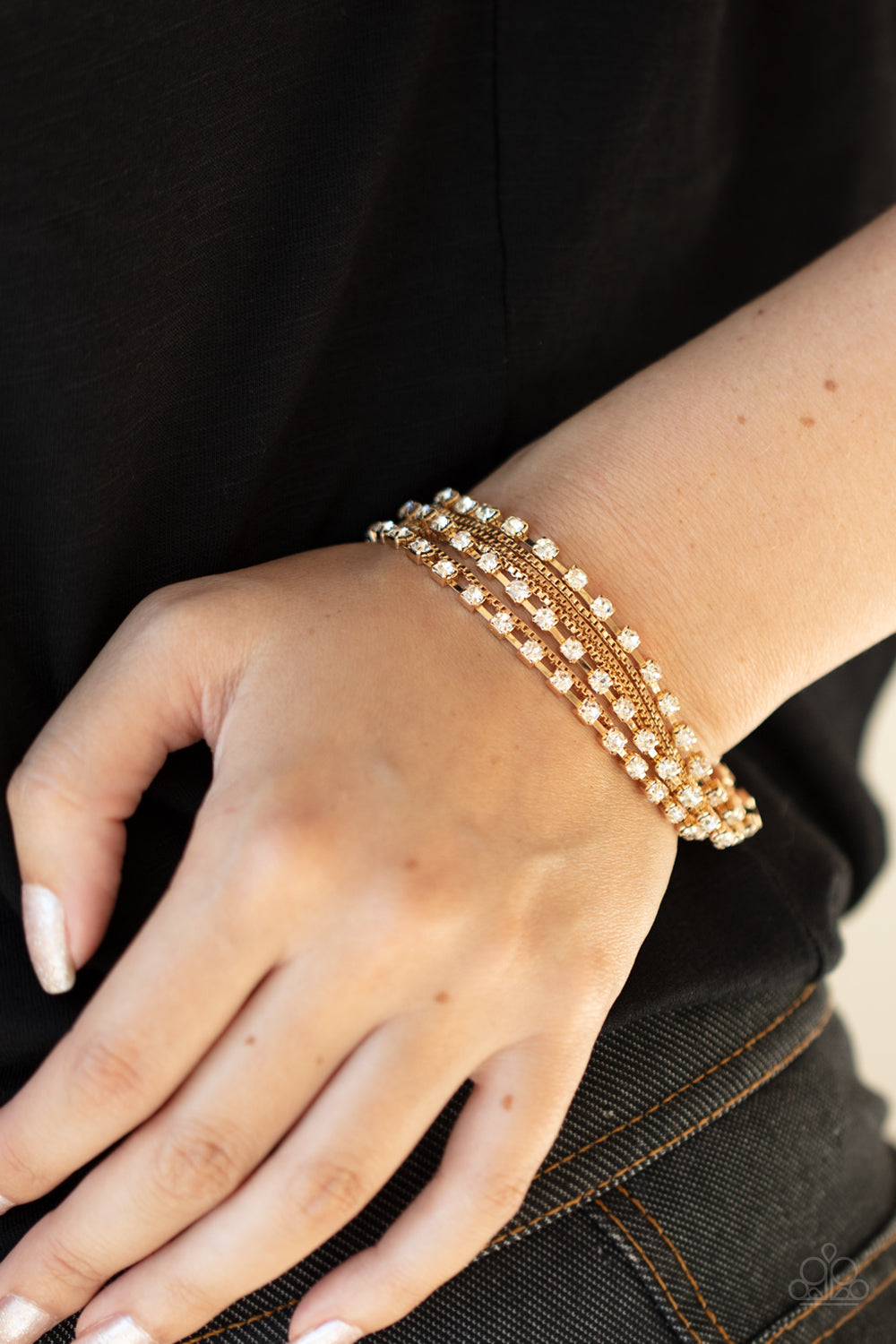 Paparazzi Accessories ✽Thats a Smash! - Gold Bracelet✽Flat Rate Ship $4.50✽