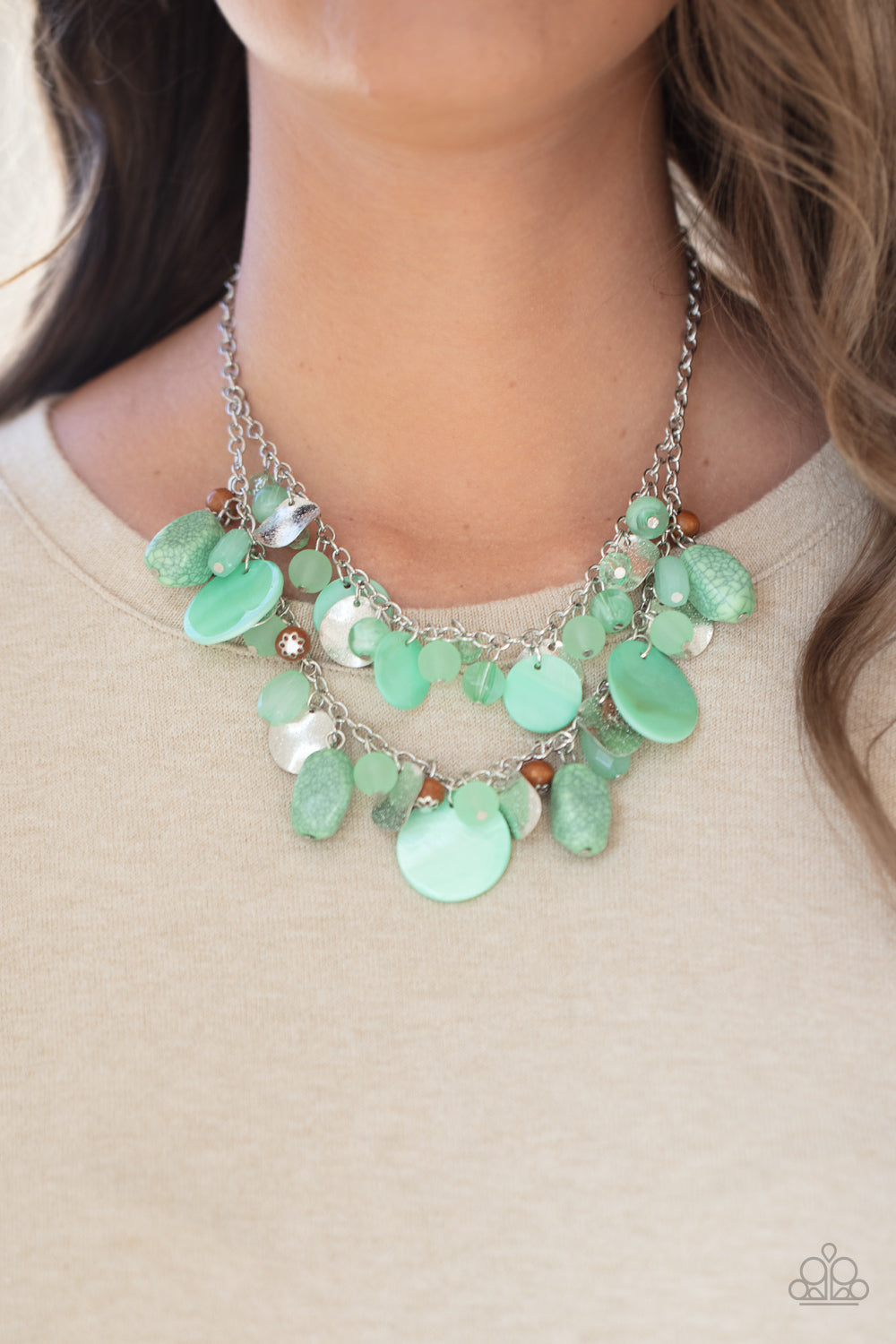 Paparazzi Accessories ✽Spring Goddess - Green Necklace✽Flat Rate Ship $4.50✽