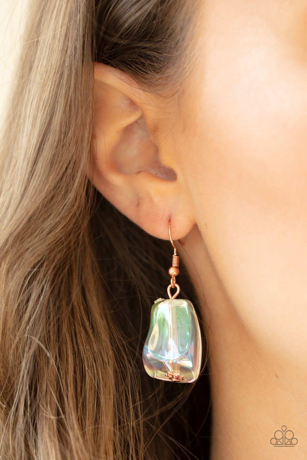 Paparazzi Accessories ✽ Iridescently Ice Queen - Copper Necklace✽Flat Rate Ship $4.50✽