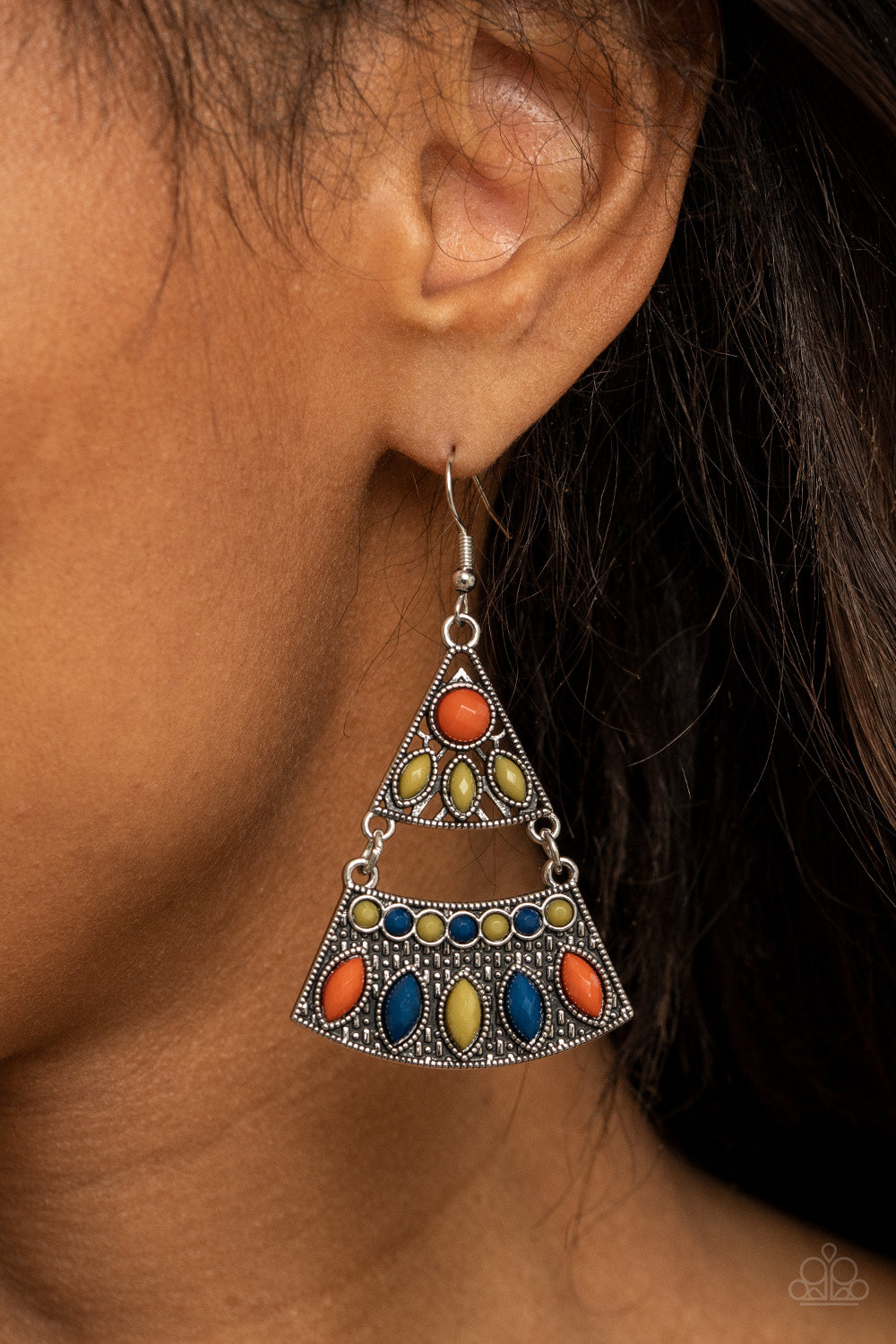 Paparazzi Accessories ❋Desert Fiesta - Multi Earrings❋ Flat Rate Ship $4.50❋