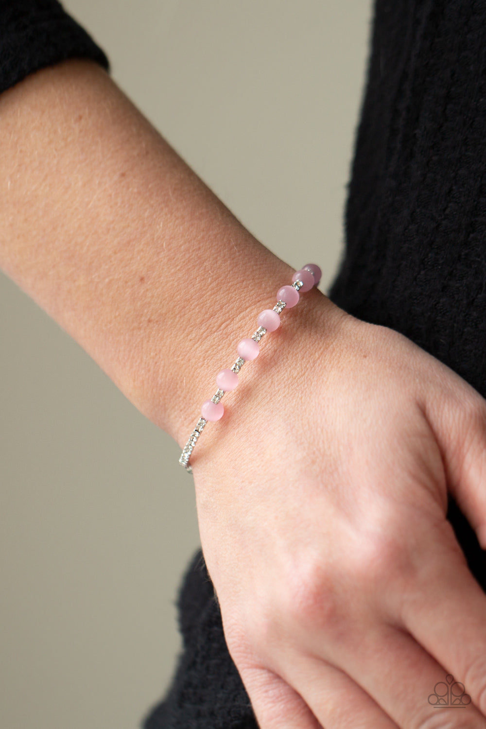 Paparazzi Accessories ✽Tea Party Twinkle - Pink Bracelet✽Flat Rate Ship $4.50✽