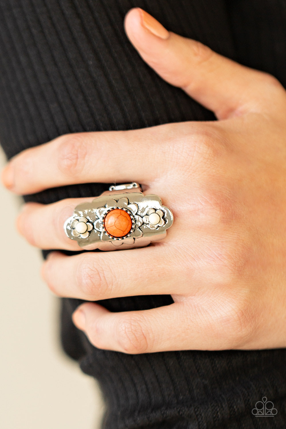 Paparazzi Accessories ❋Badlands Garden - Orange Ring❋ Flat Rate Ship $4.50❋