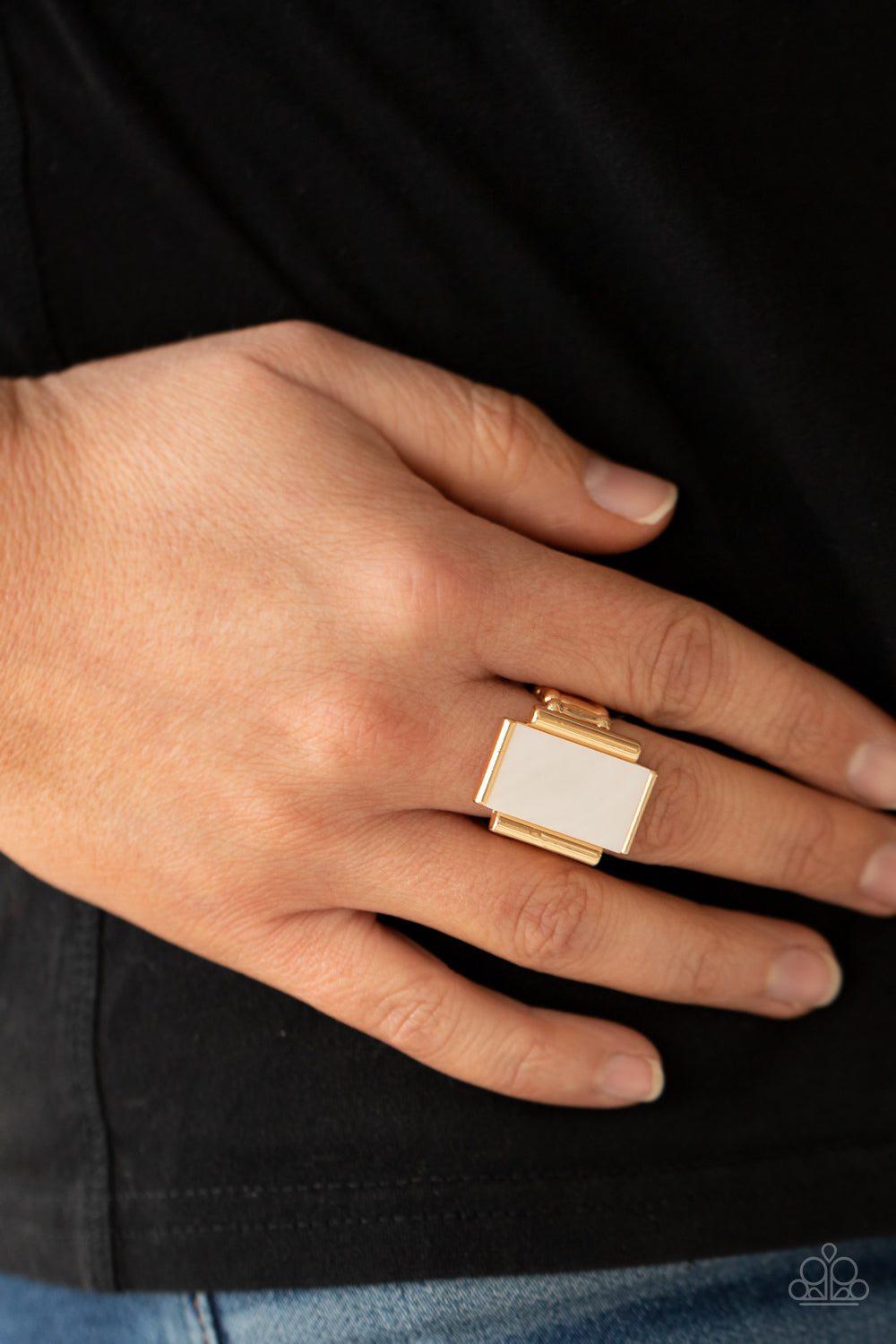 Paparazzi Accessories ✽Mystical Marinas - Gold Ring✽Flat Rate Ship $4.50✽