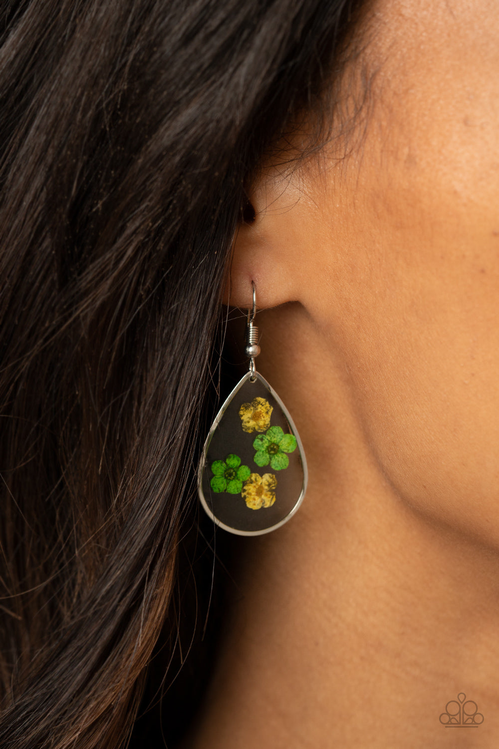 Paparazzi Accessories ✽Perennial Prairie - Yellow Earrings✽Flat Rate Ship $4.50✽