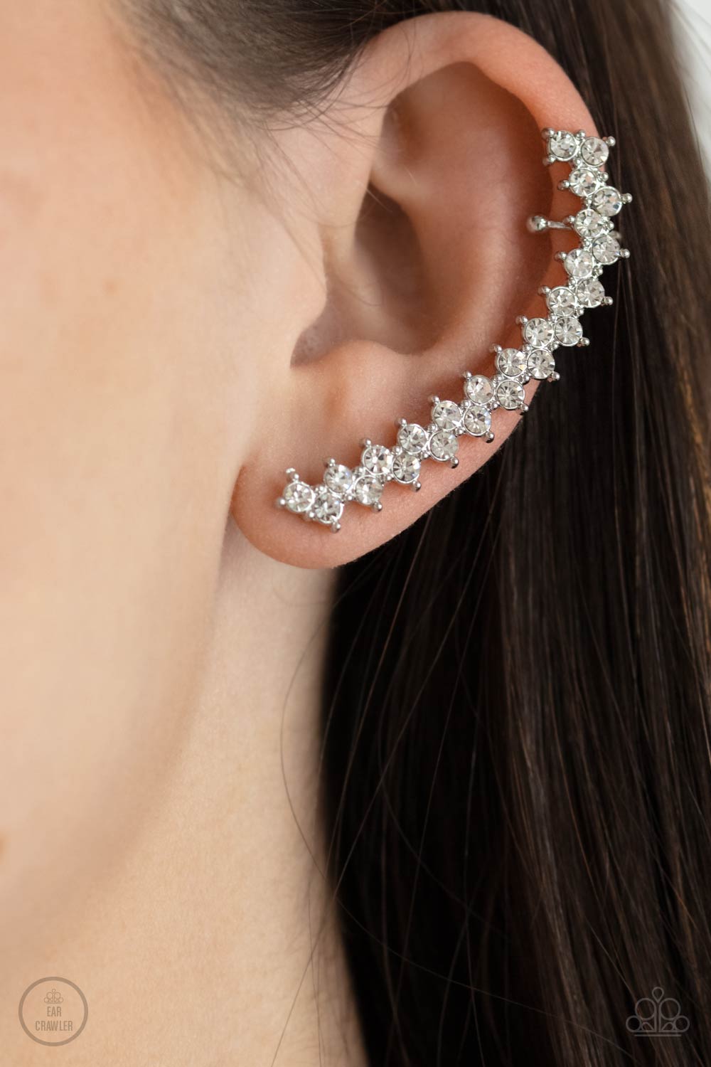 Paparazzi Accessories ❋Let There Be LIGHTNING - White Post Earrings❋ Flat Rate Ship $4.50❋