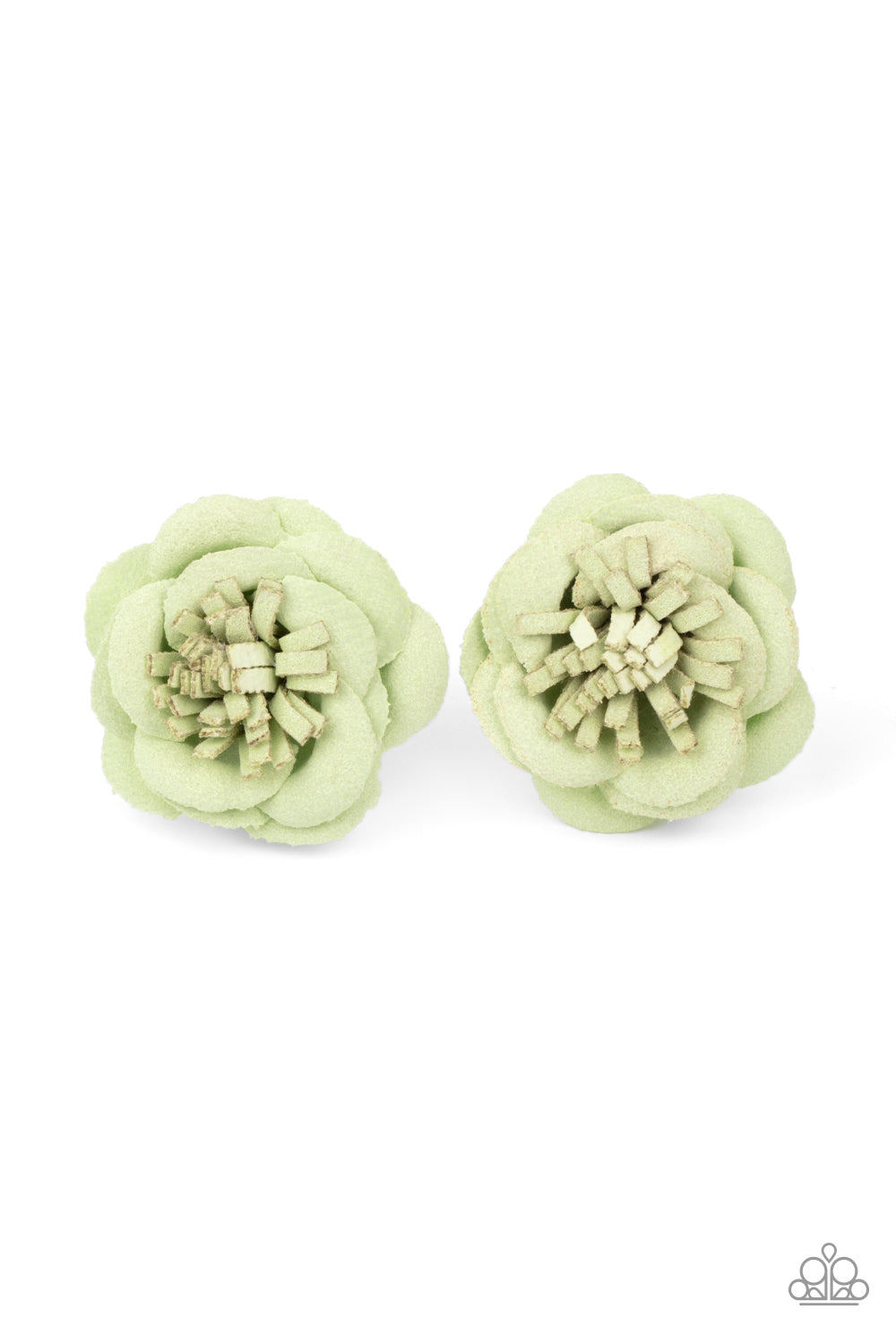 Paparazzi Accessories ❋Rosy Posy - Green Hair Clip❋ Flat Rate Ship $4.50❋