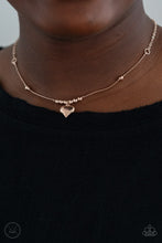 Load image into Gallery viewer, Paparazzi Accessories ❋Casual Crush - Rose Gold Necklace❋ Flat Rate Ship $4.50❋