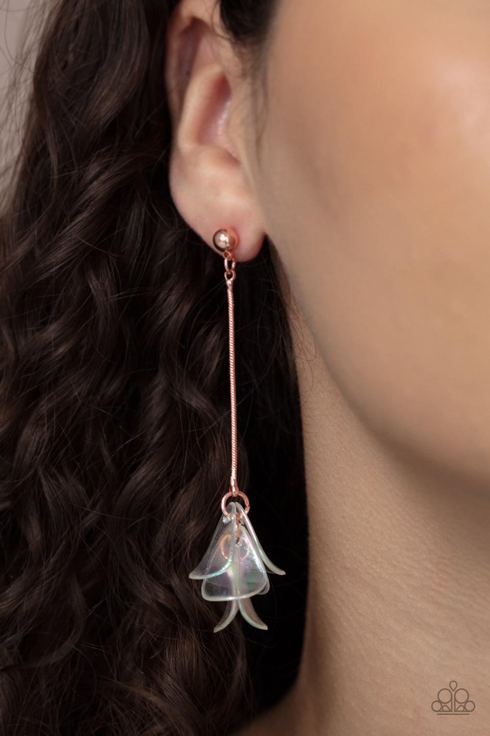 Paparazzi Accessories ✽Keep Them In Suspense - Copper Post Earrings✽Flat Rate Ship $4.50✽