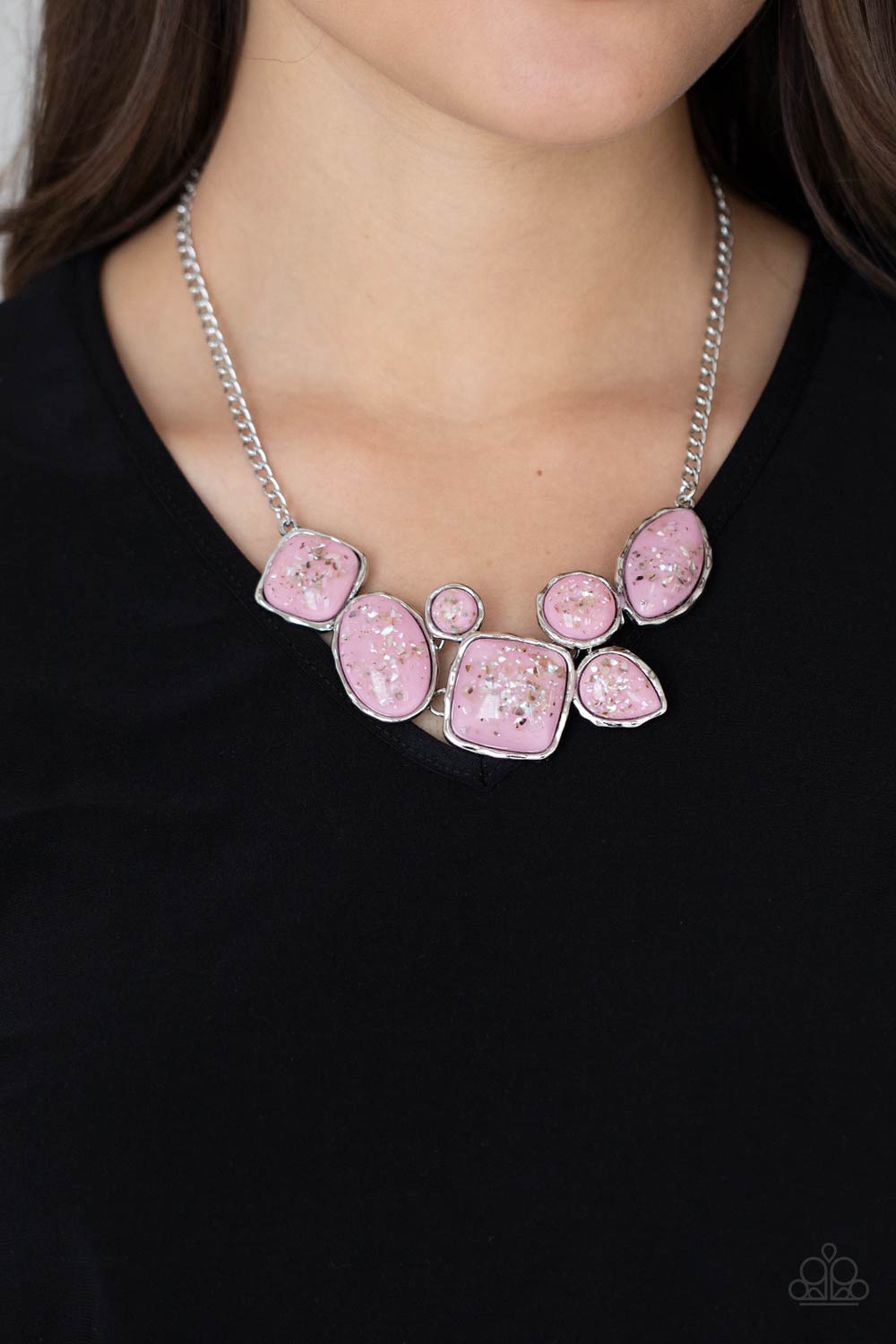 Paparazzi Accessories ✽So Jelly - Pink Necklace✽Flat Rate Ship $4.50✽