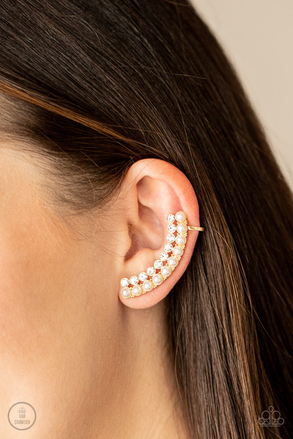 Paparazzi Accessories ❋Doubled Down On Dazzle - Gold Post Earrings❋ Flat Rate Ship $4.50❋