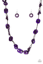 Load image into Gallery viewer, brought-to-you-by-blingflingbykat-waikiki-winds-purple-necklace-paparazzi-accessories-