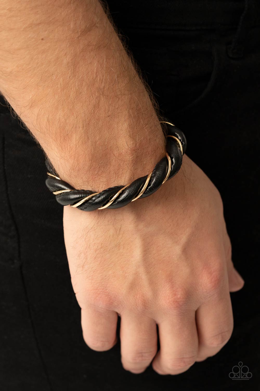 Paparazzi Accessories ❋Rebel Relic - Gold Mens Bracelet❋ Flat Rate Ship $4.50❋