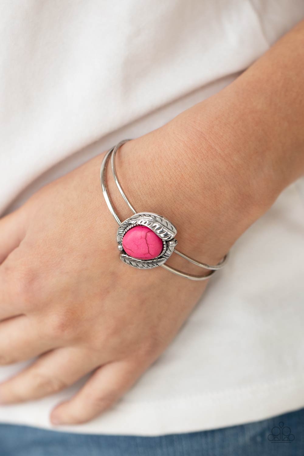 Paparazzi Accessories ❋Living Off The BANDLANDS - Pink Bracelet❋ Flat Rate Ship $4.50❋