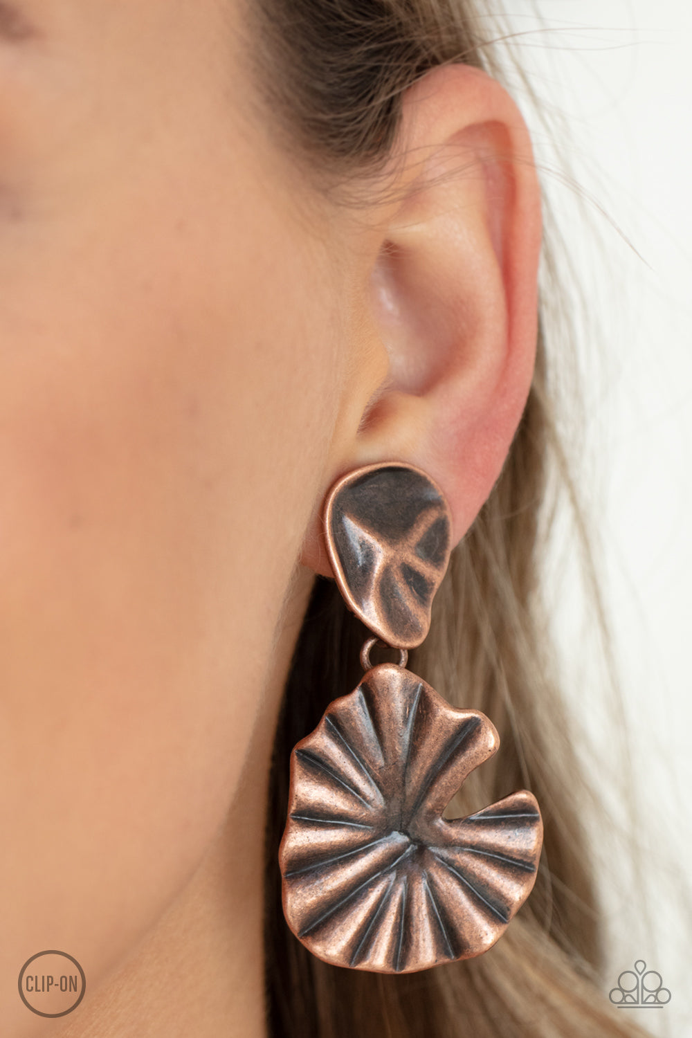 Paparazzi Accessories ❋Empress Of The Amazon - Copper Clip-On❋ Flat Rate Ship $4.50❋