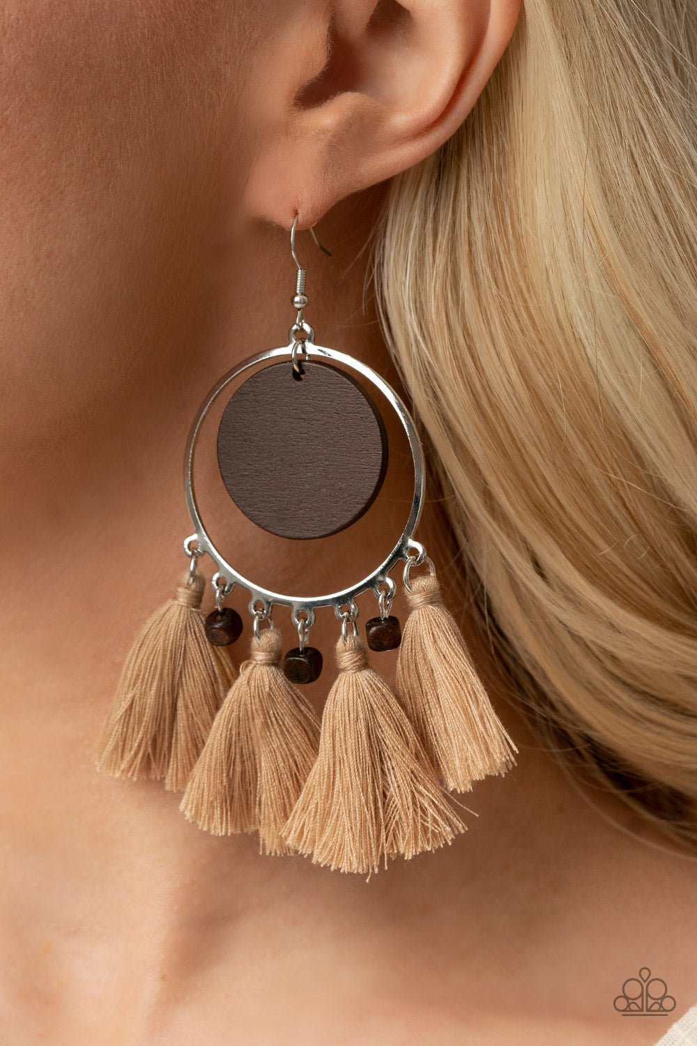 Paparazzi Accessories ✽Yacht Bait - Brown Earrings✽Flat Rate Ship $4.50✽