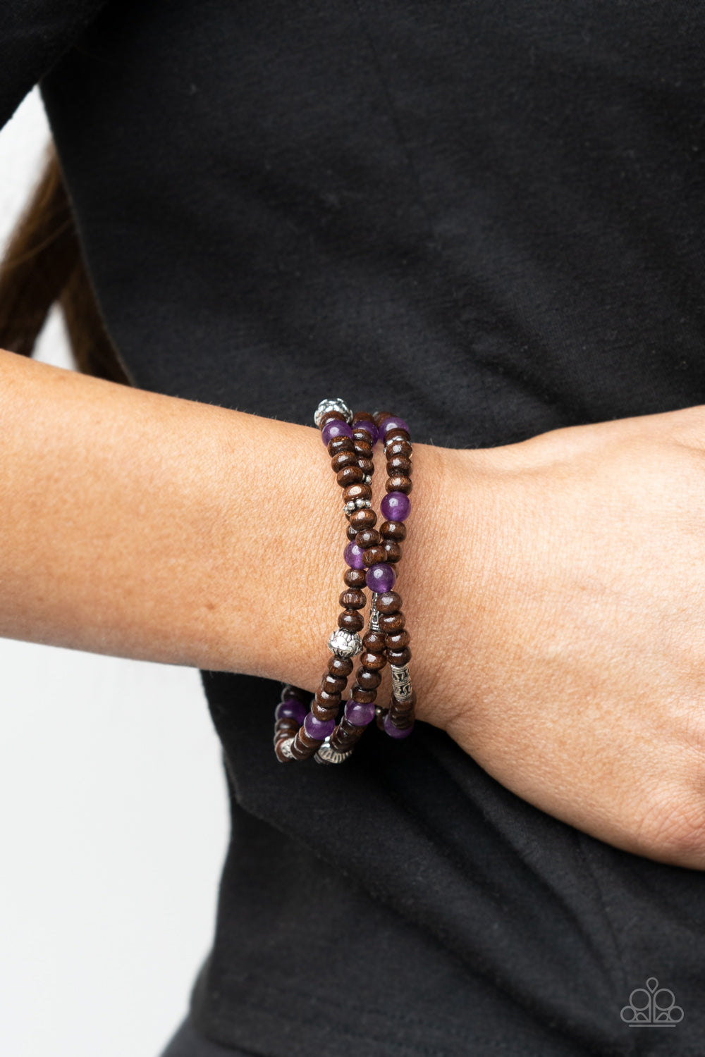 Paparazzi Accessories ✽Woodsy Walkabout - Purple Bracelet✽Flat Rate Ship $4.50✽ - Blingflingbykat