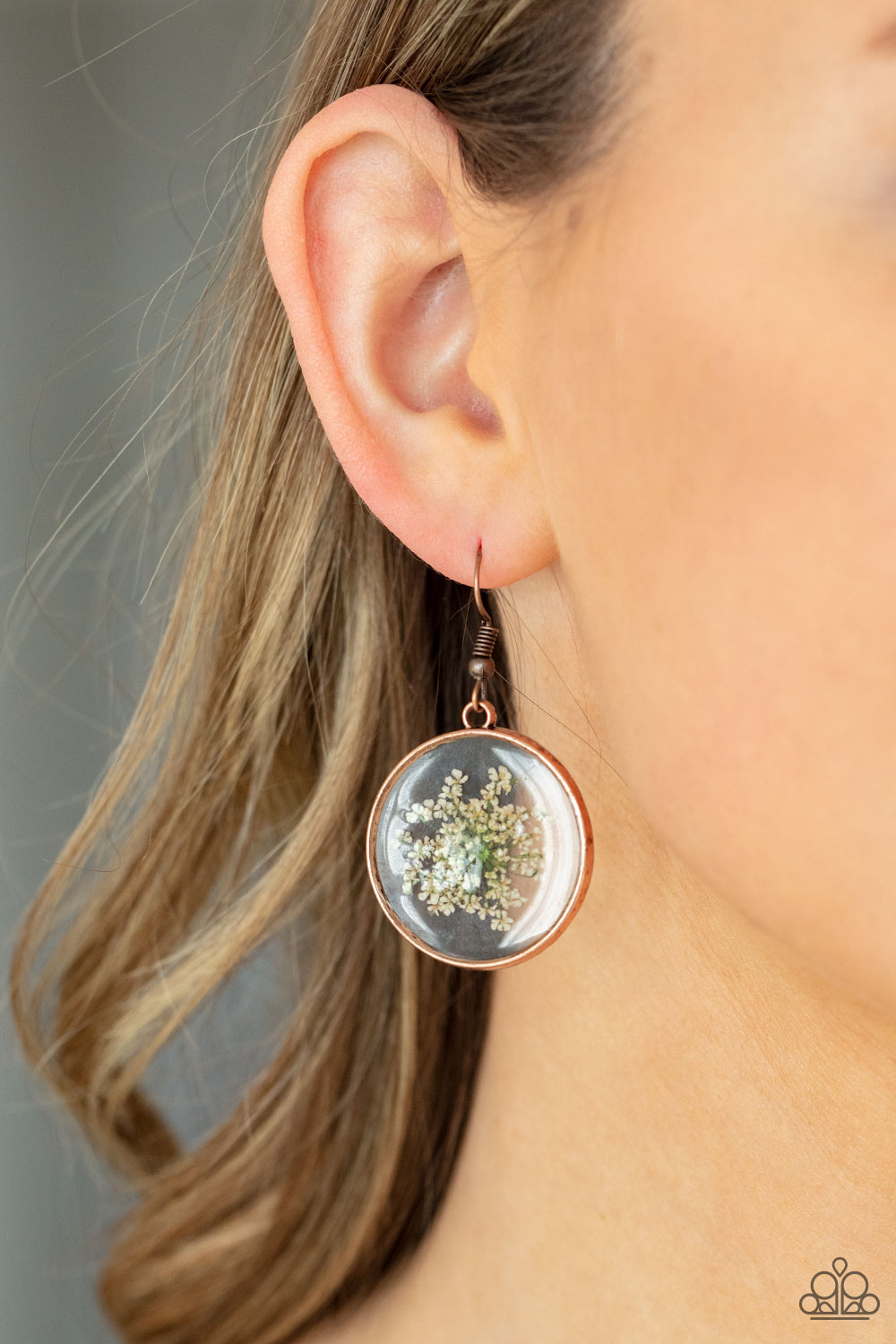 Paparazzi Accessories ✽Happily Ever Eden - Copper Earrings✽Flat Rate Ship $4.50✽