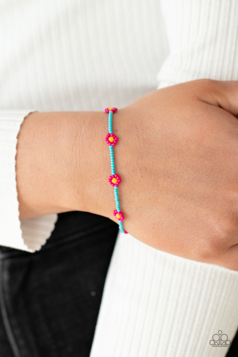 Paparazzi Accessories ❋Camp Flower Power - Pink Bracelet❋ Flat Rate Ship $4.50❋