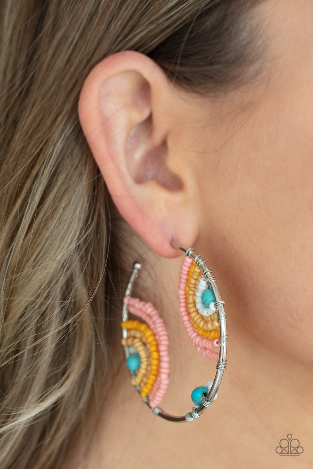 Paparazzi Accessories ✽Rainbow Horizons - Multi Earrings✽Flat Rate Ship $4.50✽