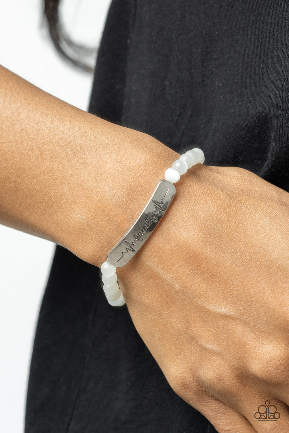 Paparazzi Accessories ❋Family is Forever - White Bracelet❋ Flat Rate Ship $4.50❋