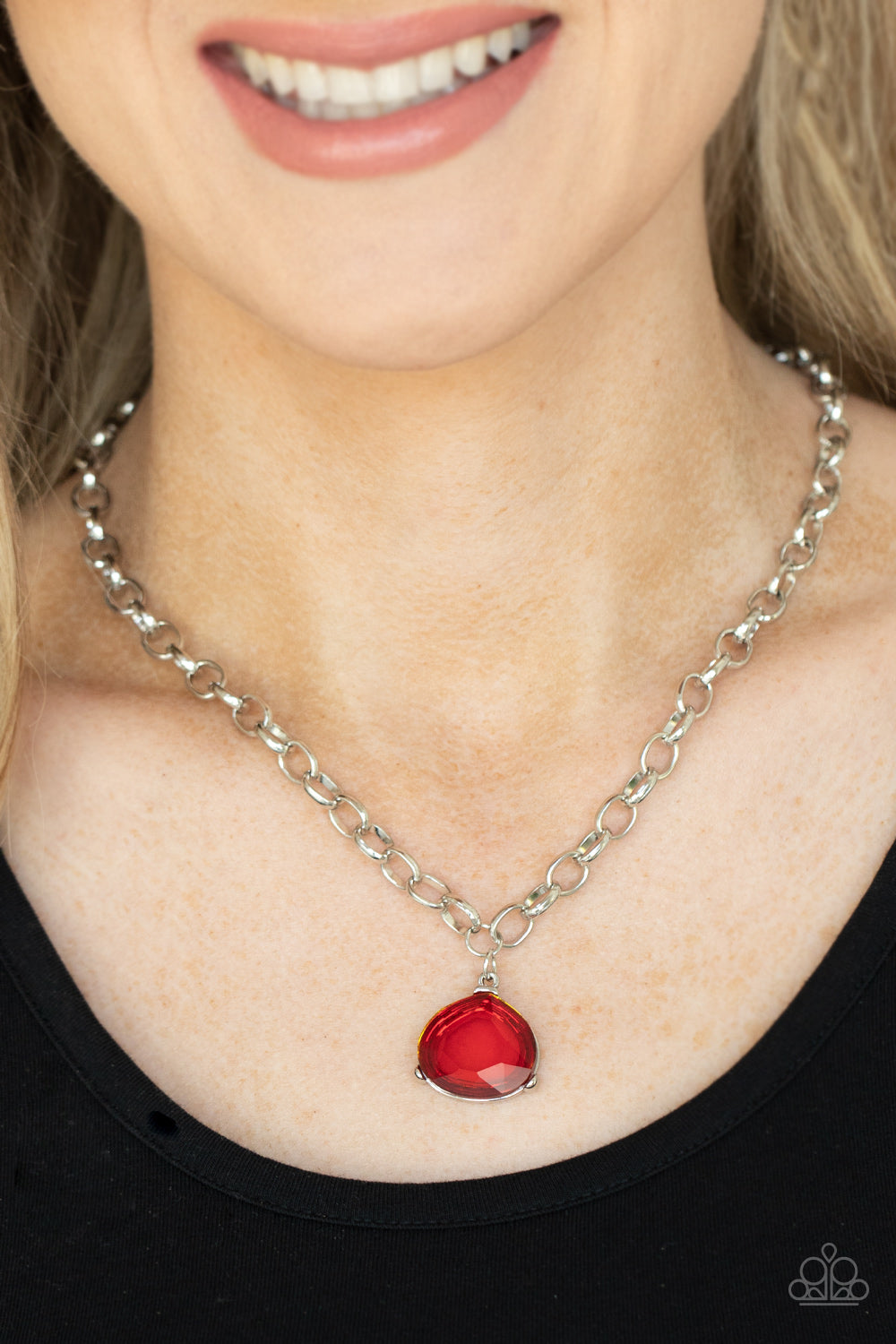 Paparazzi Accessories ❋Gallery Gem - Red Necklace❋ Flat Rate Ship $4.50❋
