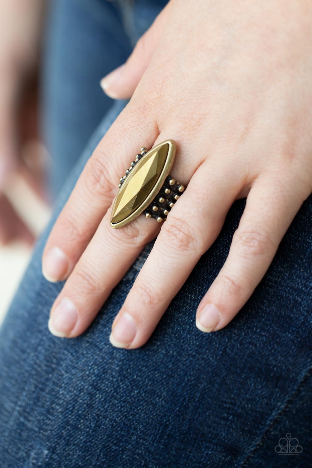 Paparazzi Accessories ❋Renegade Radiance - Brass Ring❋ Flat Rate Ship $4.50❋
