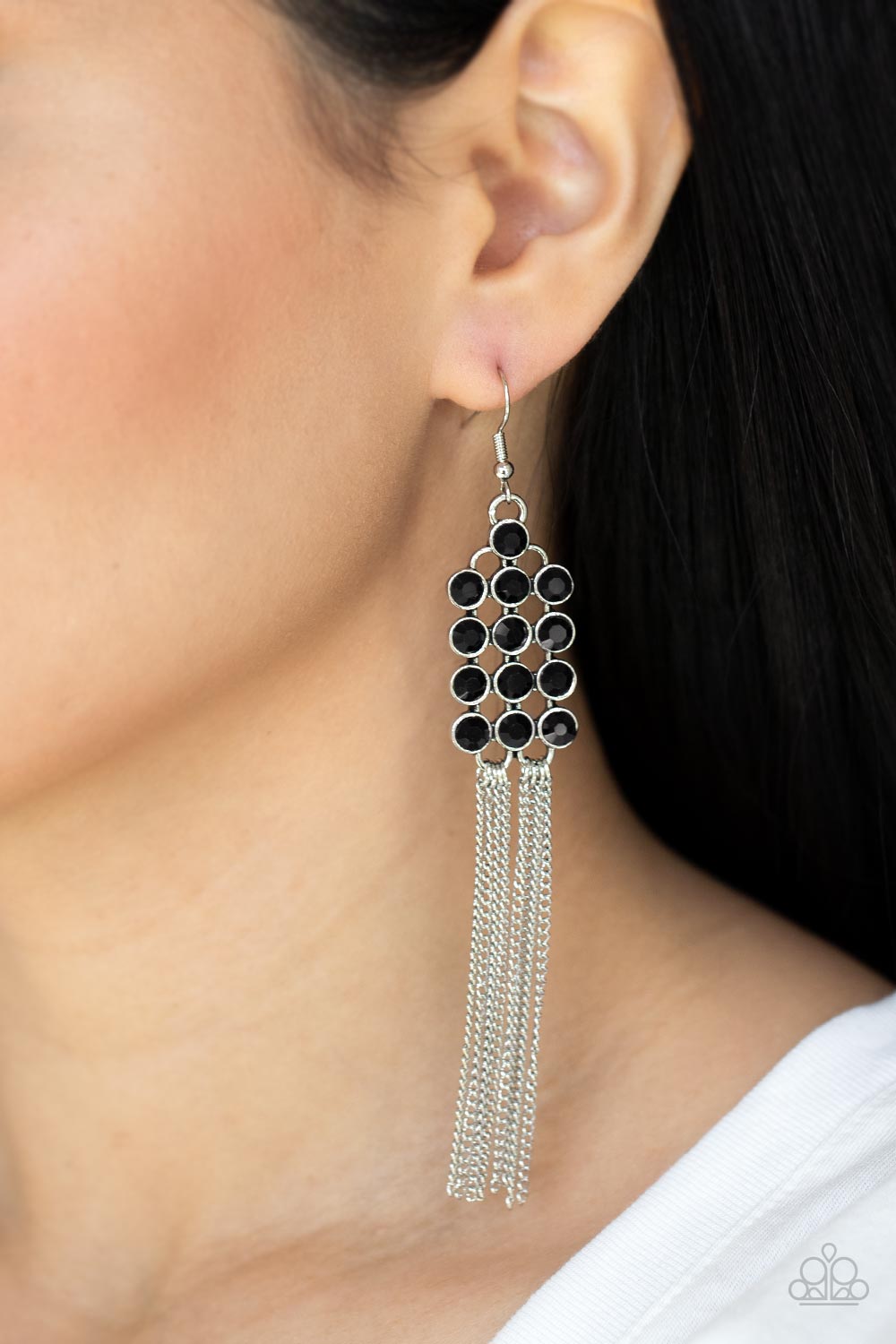 Paparazzi Accessories ❋Tasteful Tassel - Black Earrings❋ Flat Rate Ship $4.50❋