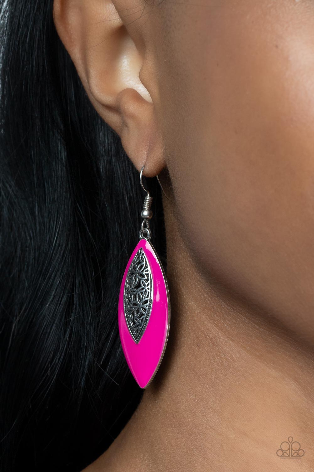 Paparazzi Accessories ❋Venetian Vanity - Pink Earrings❋ Flat Rate Ship $4.50❋
