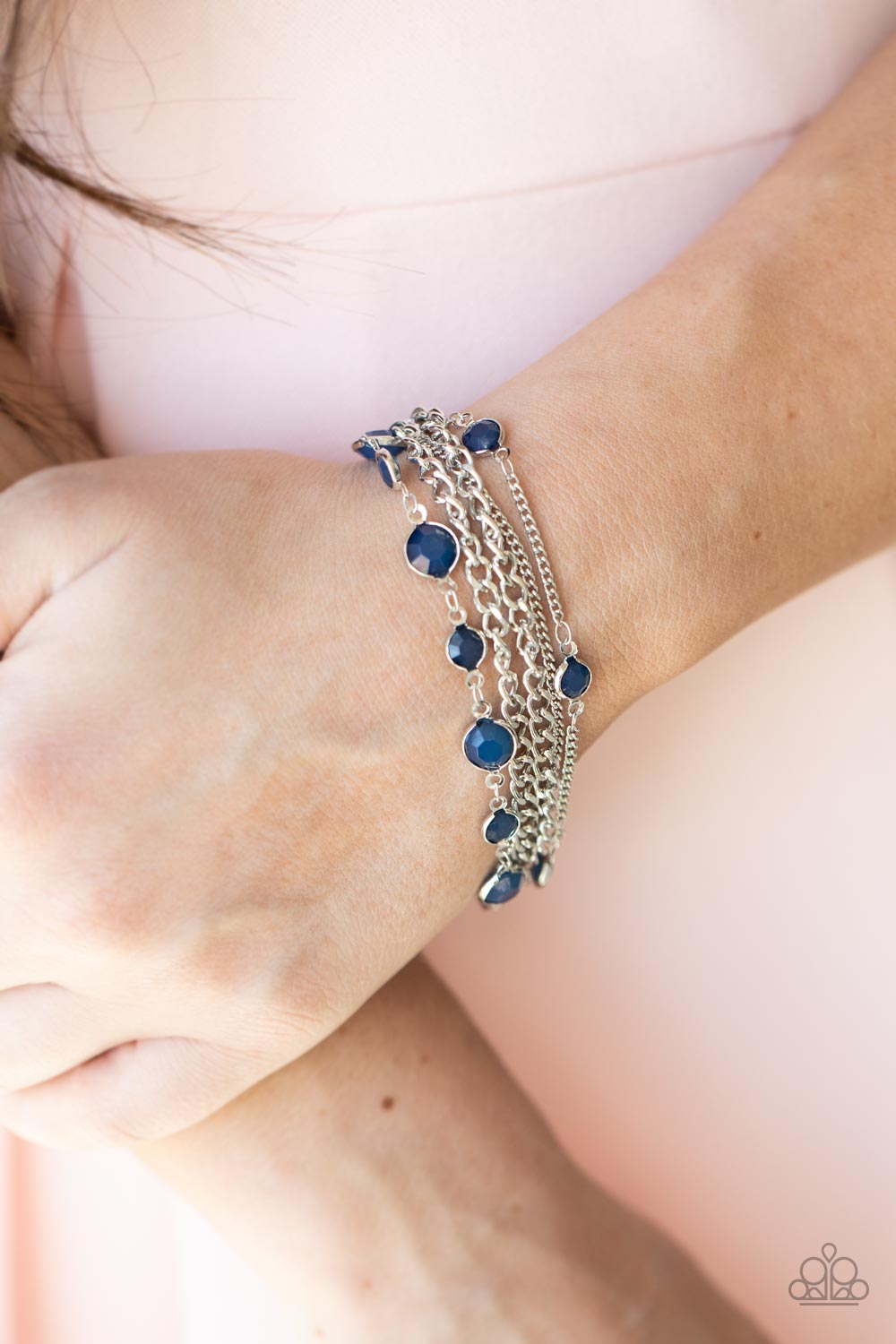 Paparazzi Accessories ❋Glossy Goddess - Blue Bracelet❋ Flat Rate Ship $4.50❋