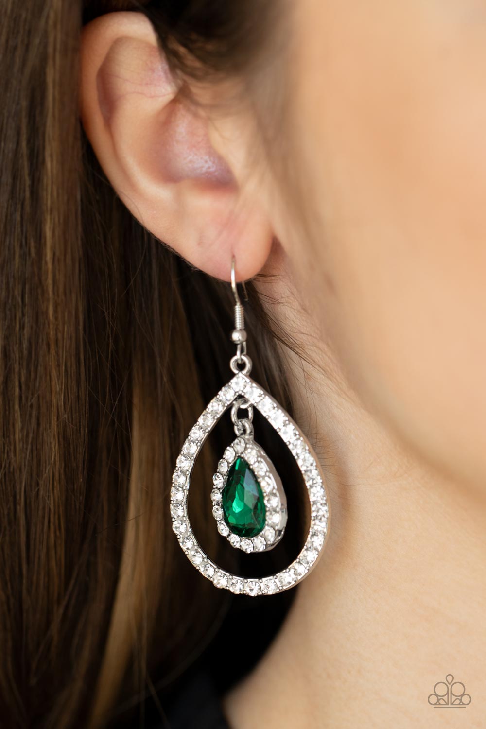 Paparazzi Accessories ❋Blushing Bride - Green Earrings❋ Flat Rate Ship $4.50❋