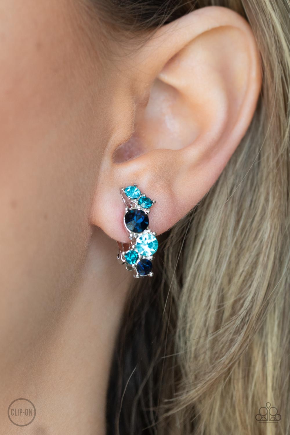 Paparazzi Accessories ❋Cosmic Celebration - Blue Clip-On❋ Flat Rate Ship $4.50❋