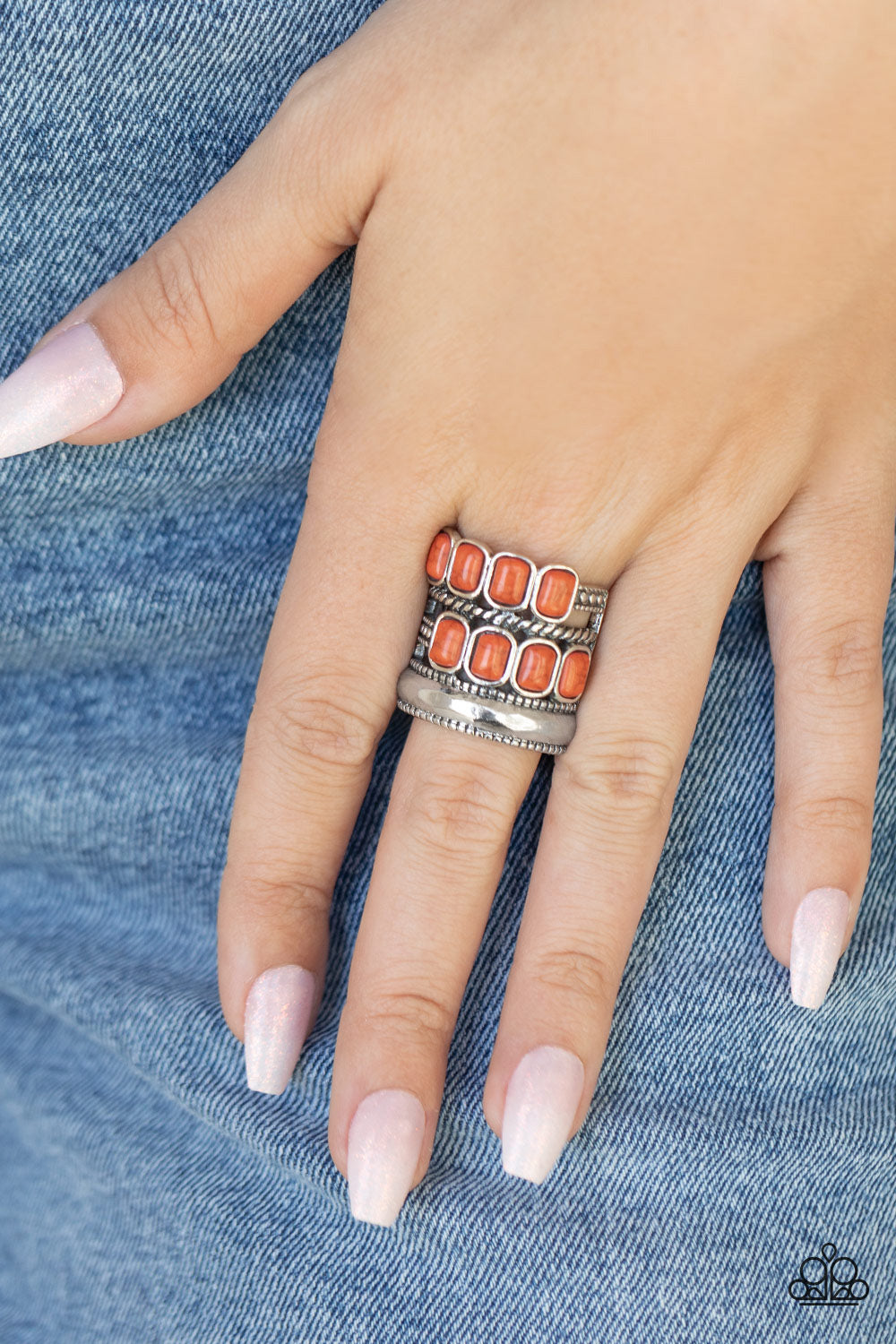 Paparazzi Accessories ❋Mojave Monument - Orange Ring❋ Flat Rate Ship $4.50❋