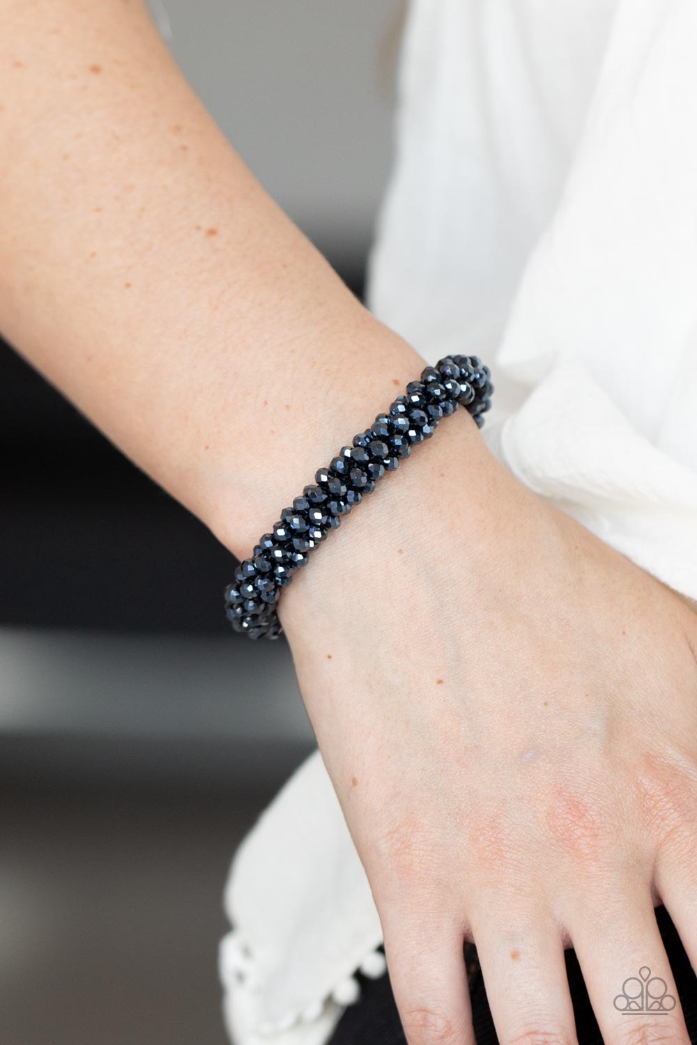 Paparazzi Accessories ❋Wake Up and Sparkle - Blue Bracelet❋ Flat Rate Ship $4.50❋