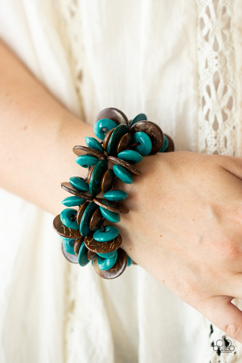 Paparazzi Accessories ❋Caribbean Canopy - Blue Bracelet❋ Flat Rate Ship $4.50❋