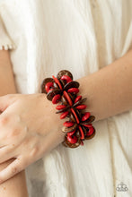 Load image into Gallery viewer, Paparazzi Accessories ❋Caribbean Canopy - Red Bracelet❋ Flat Rate Ship $4.50❋