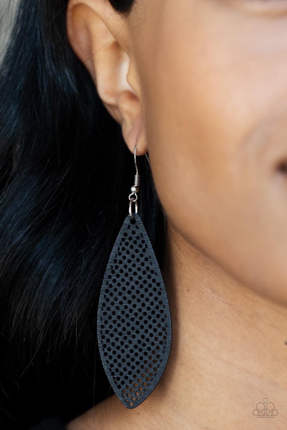 Paparazzi Accessories ✽Surf Scene - Black Earrings✽Flat Rate Ship $4.50✽