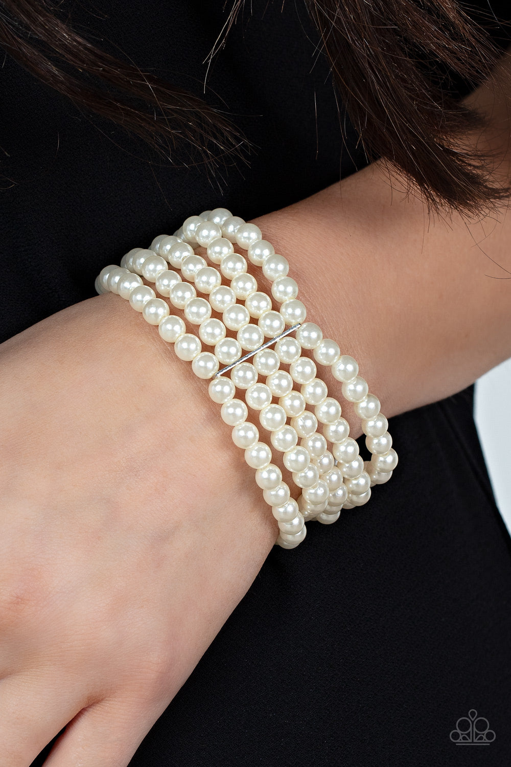 Paparazzi Accessories ❋A Pearly Affair - White Bracelet❋ Flat Rate Ship $4.50❋