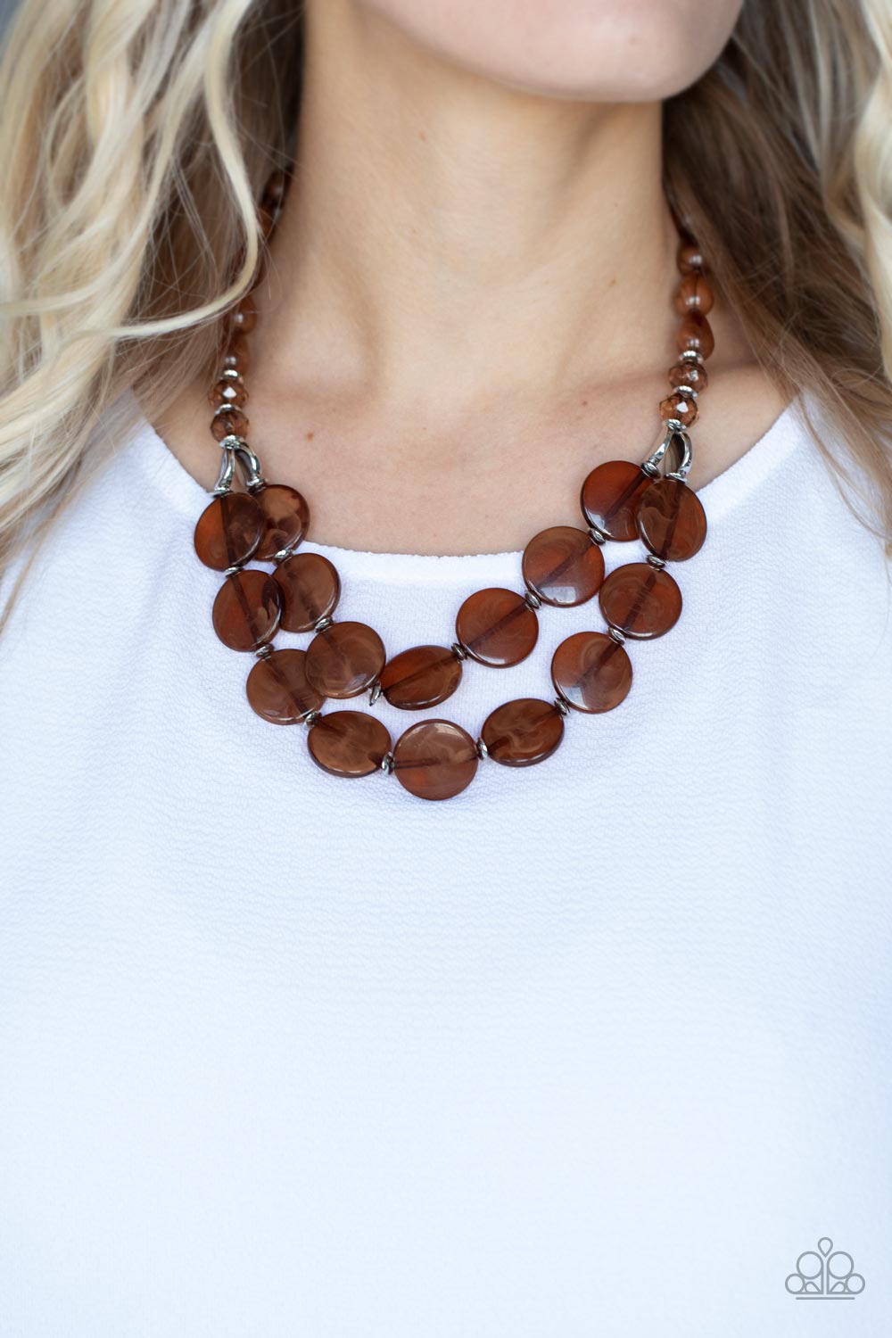 Paparazzi Accessories ❋Beach Day Demure - Brown Necklace❋ Flat Rate Ship $4.50❋