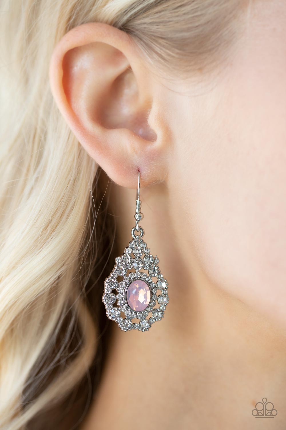 Paparazzi Accessories ❋Celestial Charmer - Pink Earrings❋ Flat Rate Ship $4.50❋