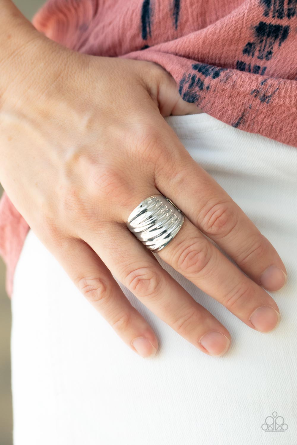 Paparazzi Accessories ❋Easily Swayed - Silver Ring❋ Flat Rate Ship $4.50❋