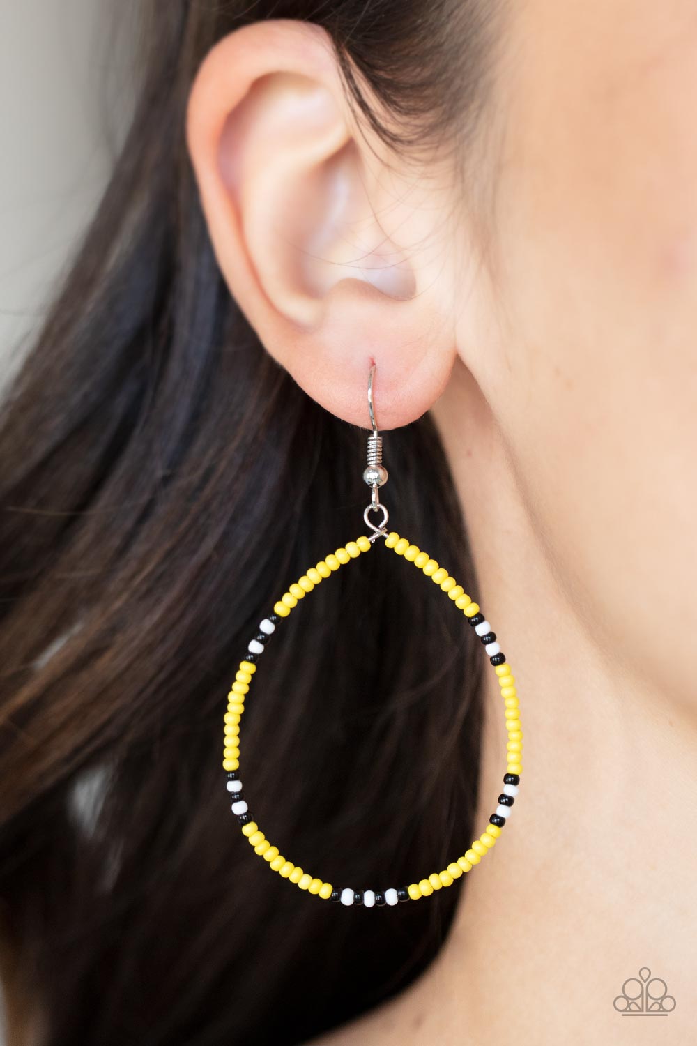 Paparazzi Accessories ❋Keep Up The Good BEADWORK - Yellow Earrings❋ Flat Rate Ship $4.50❋