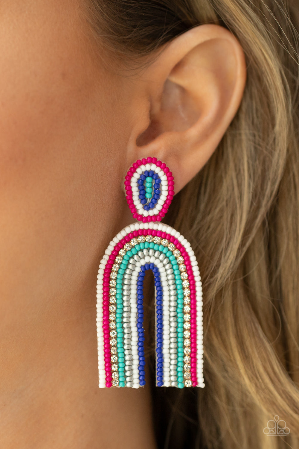Paparazzi Accessories ❋Rainbow Remedy - Multi Post Earrings❋ Flat Rate Ship $4.50❋