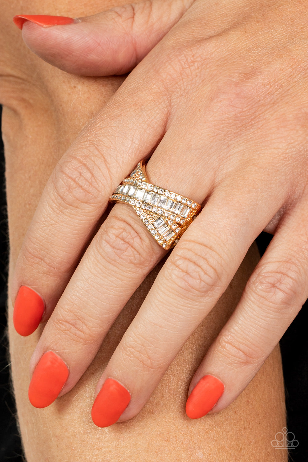 Paparazzi Accessories ❋Status Update - Gold Ring❋ Flat Rate Ship $4.50❋