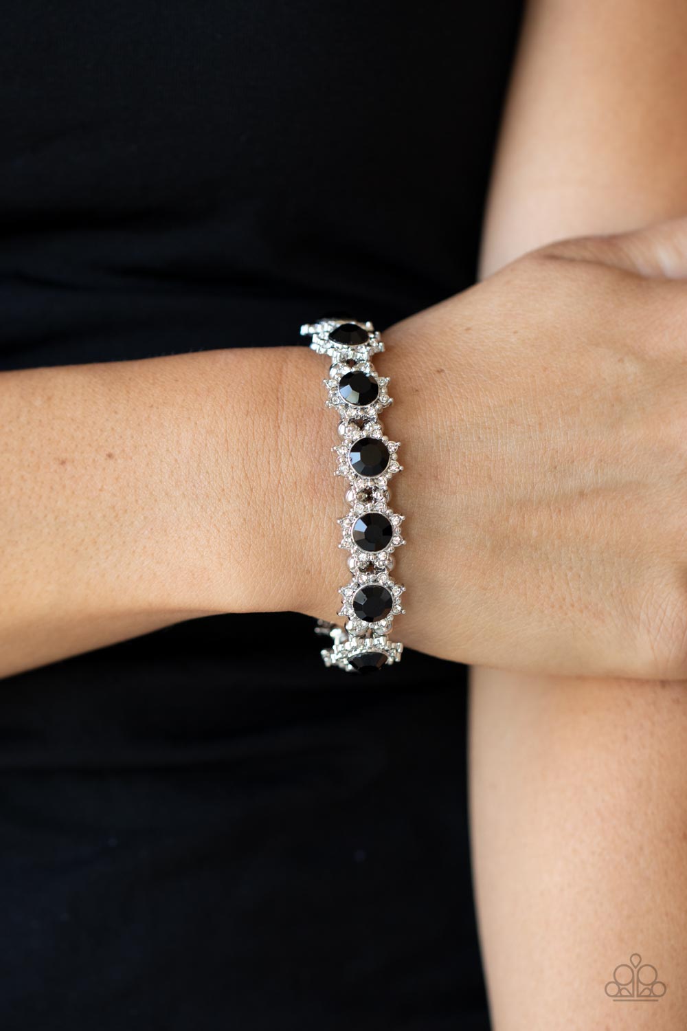Paparazzi Accessories ❋Prismatic Palace - Black Bracelet❋ Flat Rate Ship $4.50❋