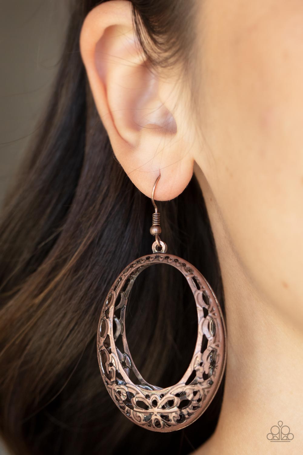 Paparazzi Accessories ❋Gardenista Grandeur - Copper Earrings❋ Flat Rate Ship $4.50❋